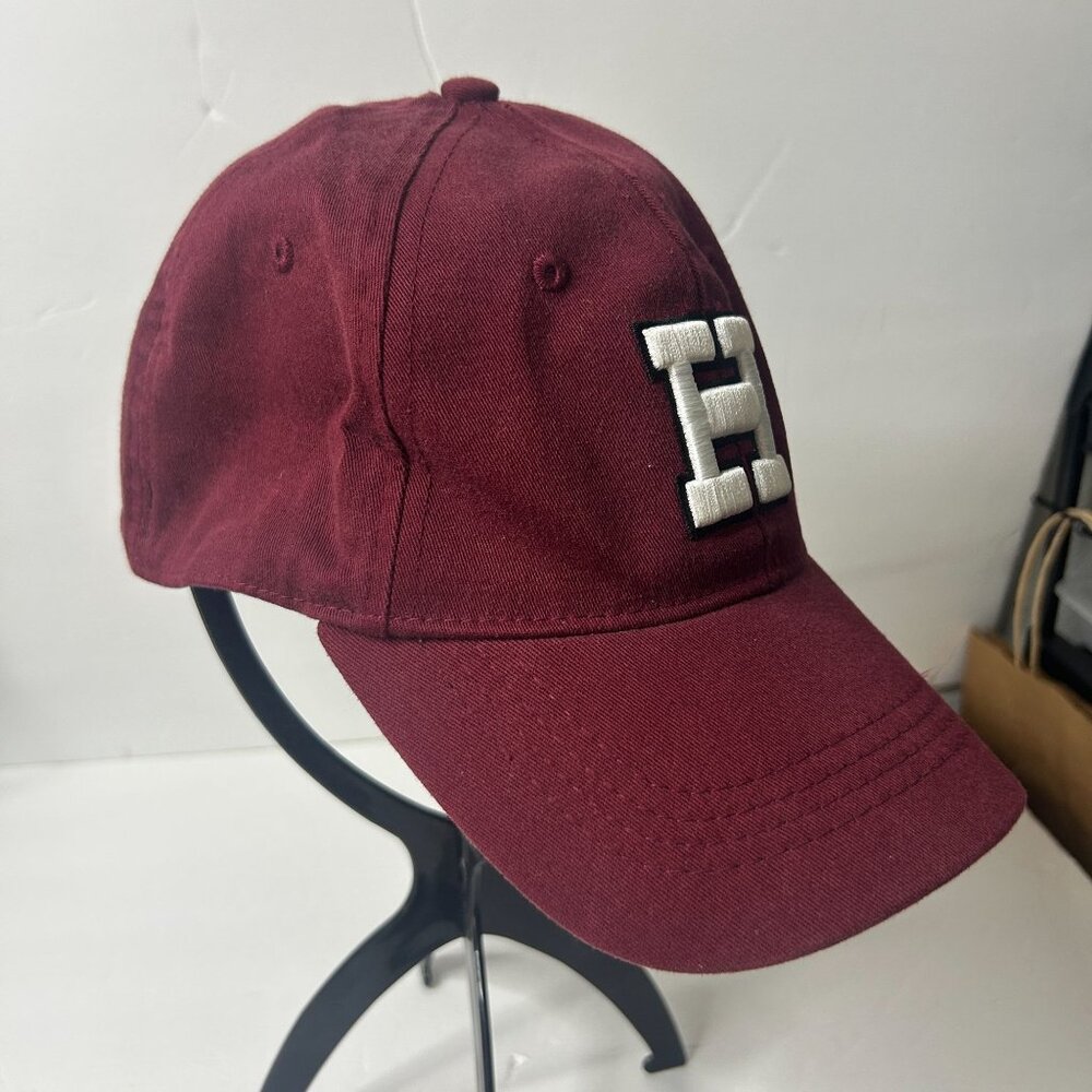 Harvard Crimson Collegiate Licensed Baseball Cap Hat Stretch Back - Maroon - Picture 2 of 6